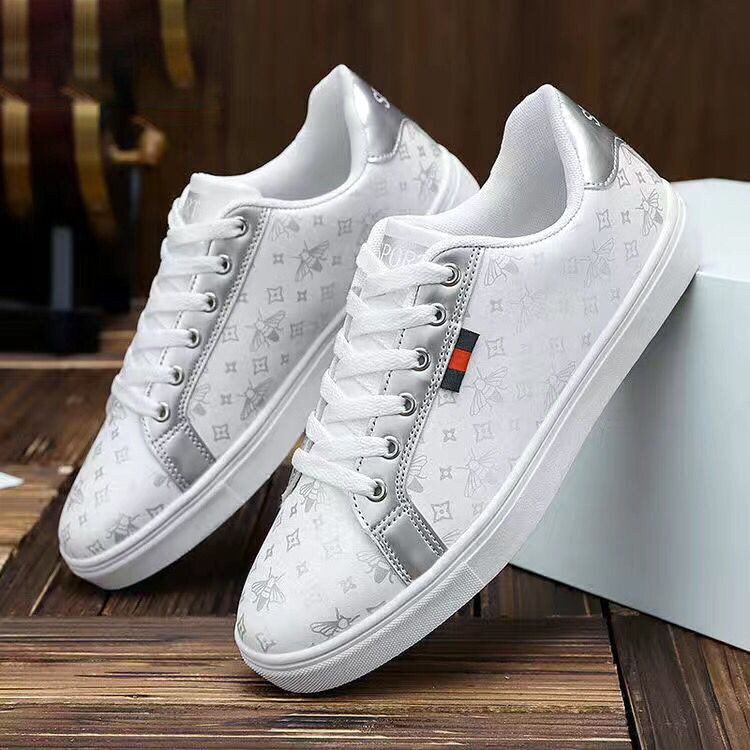 Giày Da Yushu Cho Nam, Giày Thể Thao Thường Ngày, Giày Trắng Hàng Hiệu Thời Trang, Giày Tự Do, Chất Lượng Cao, 2020