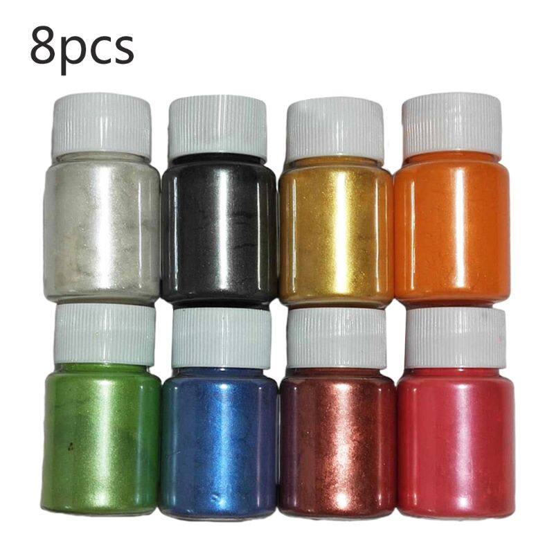 1 Bộ Bột Mica Ngọc Trai, Đồ Trang Sức Tự Làm Màu Ngọc Trai Nhuộm Nhựa Epoxy Phụ Kiện Làm Xà Phòng Thủ Công
