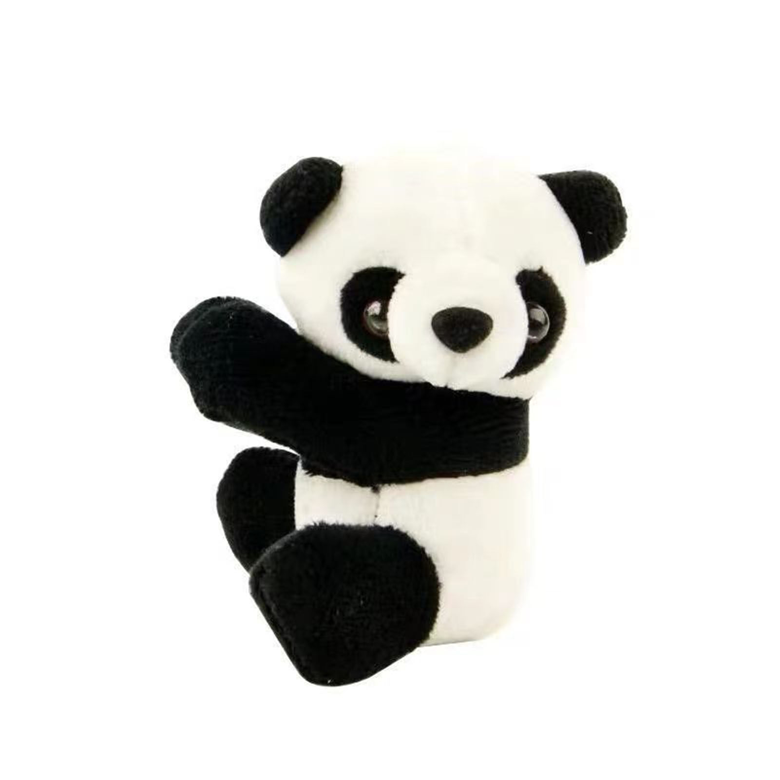 10cm Clip Panda Doll Soft Lovely Mini Panda Plushie Hanging Ornament PP