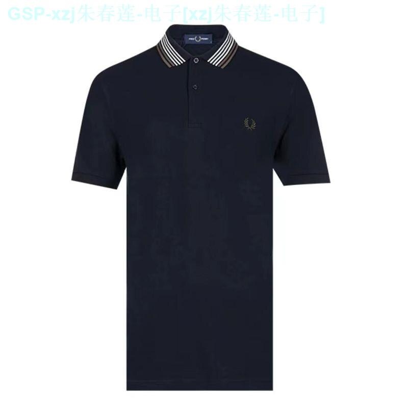 Fred Perry Người Đàn Ông Hạt Fred Perry tinh khiết đơn giản Màu Polo áo không có lớp lót Kinh Doanh 