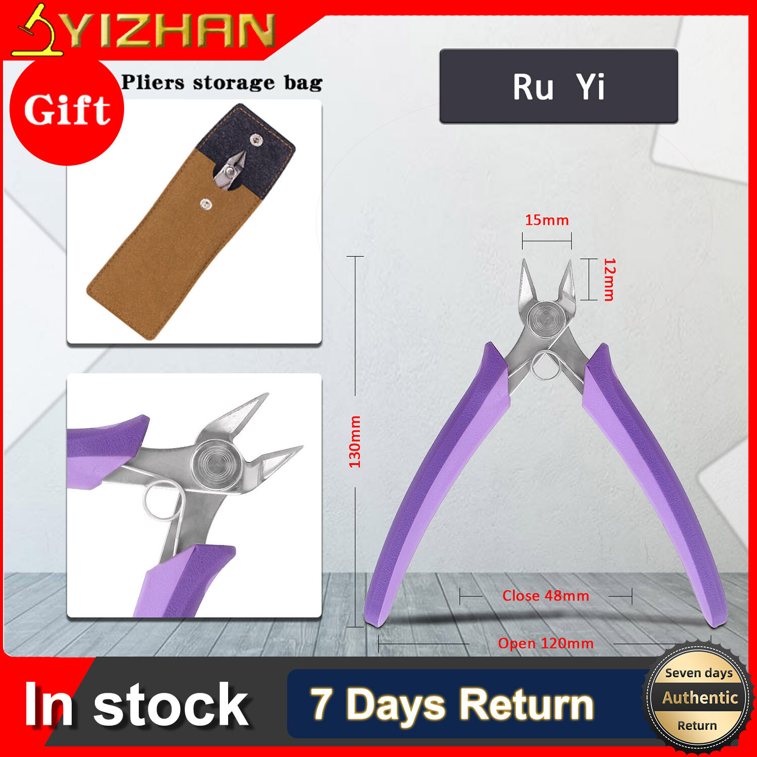 Kìm cắt yizhan ruyi, kìm cắt dây kìm cắt cáp dụng cụ đa năng máy cắt dây cáp điện mini crclip kìm