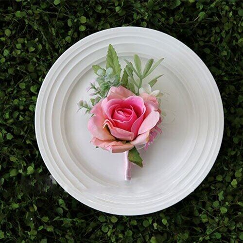 30059-30064-pink wrist corsage boutonniere wedding  (21)_副本