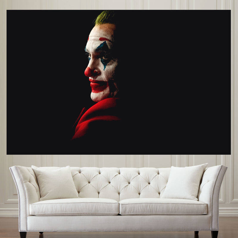 Wehome Siêu Anh Hùng Tấm Thảm Vải Phông Chữ Harley Quinn Và Joker Treo Tường Bằng Polyester Treo Vải Trang Trí Tường Trang Trí Nội Thất (150*130Cm)