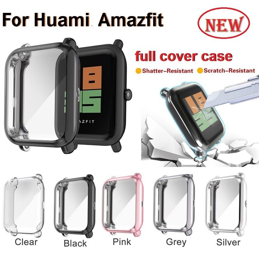 Ốp cho amazfit bip ốp amazfit gts 2 mini/amazfit bip u pro/ốp amazfit bip u/bip lite/amazfit pop pro tpu 360 ốp mềm mạ điện bảo vệ toàn diện cho huami amazfit bip bit pace lite thanh niên giảm xóc