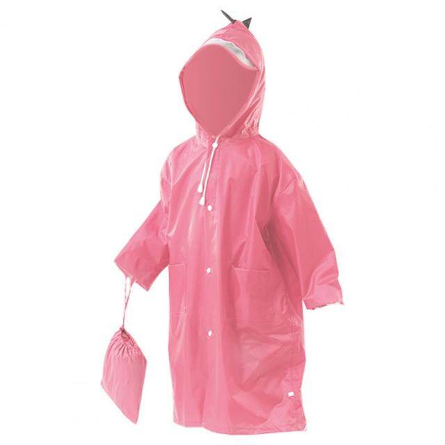 Áo mưa trẻ em khủng long không thấm nước áo mưa mưa áo gió trùm đầu chàng trai capa Poncho áo áo mưa cô gái De