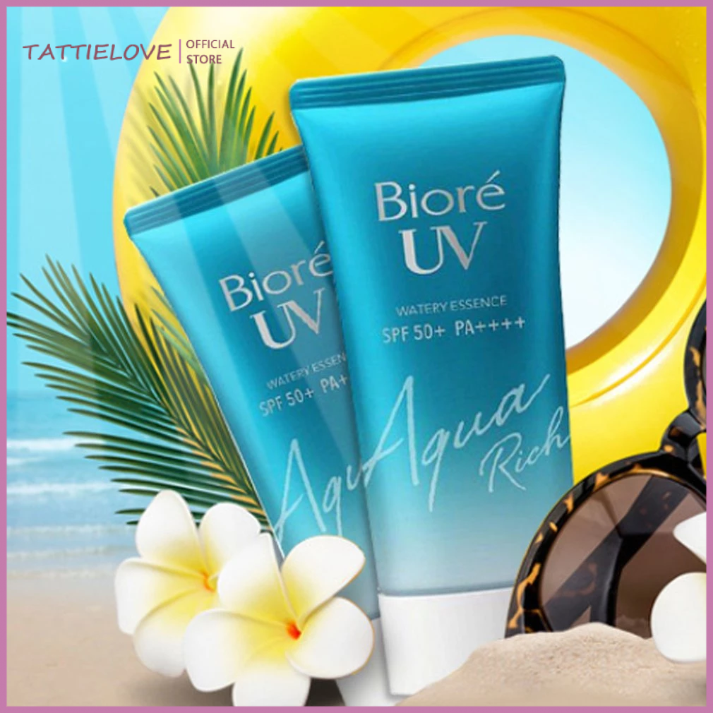 Tattielove tinh chất nước uv biore kem chống nắng mặt kem dưỡng ẩm khoáng làm trắng da giàu nước kem chống nắng spf50 pa + + + 50ml nov