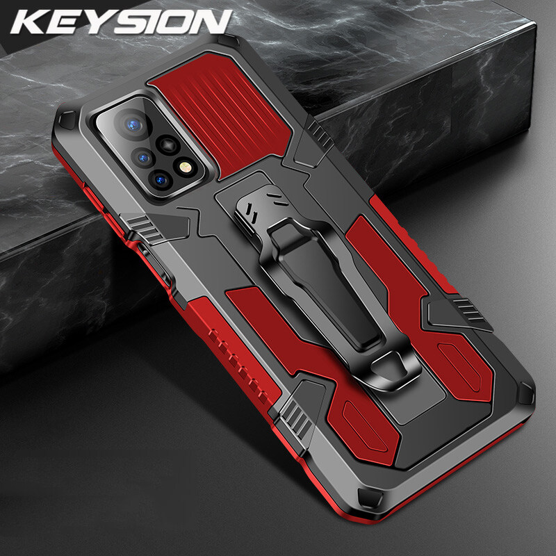 Ốp Chống Sốc KEYSION Cho Xiaomi Mi 10T 10T Pro 5G Đứng PC + Ốp Lưng Điện Thoại Silicon Dành Cho Xiao