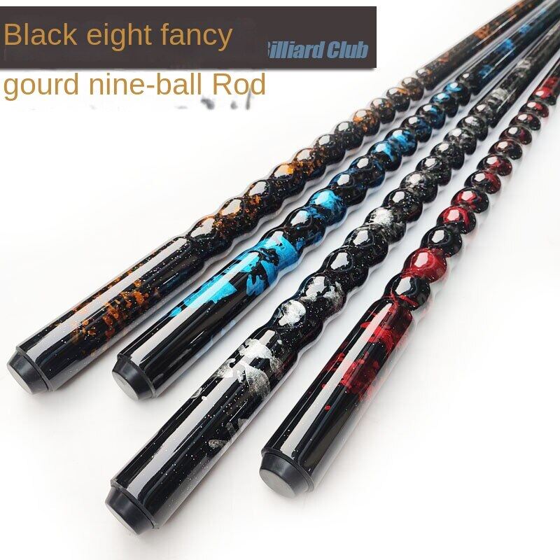Biliiard cây cơ bida cây cơ bi-iard đầu lớn 8 màu đen của mỹ cây cơ bi-iard 13mm