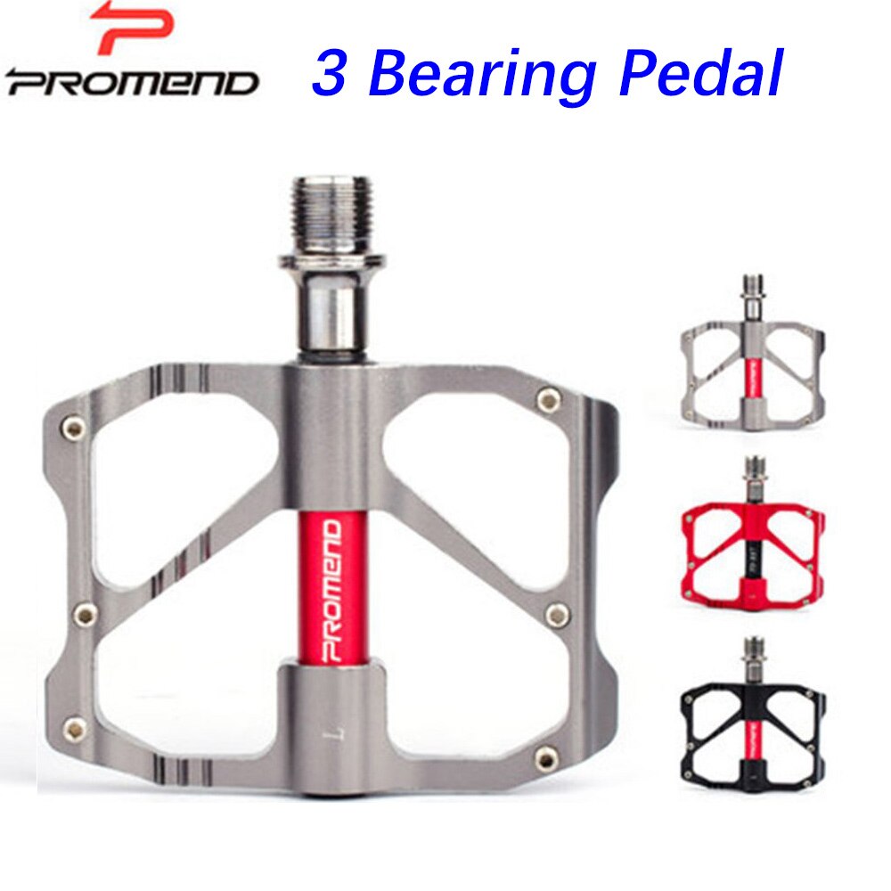 Promend bàn đạp xe đạp bàn đạp vòng bi 3 vòng bi xe đạp đường trường leo núi alu siêu mịn m86 r87 làm việc cho wellgo xpedo