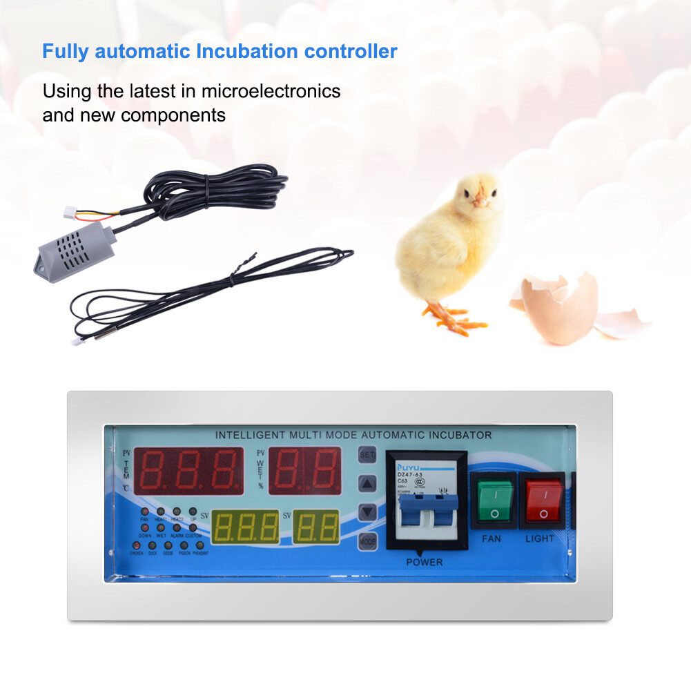 yieryi XM-18E automatic egg incubator temperature humidity controller New intelligent automatic hatching controller ราคา 1,165 บาท*ส่งฟรี