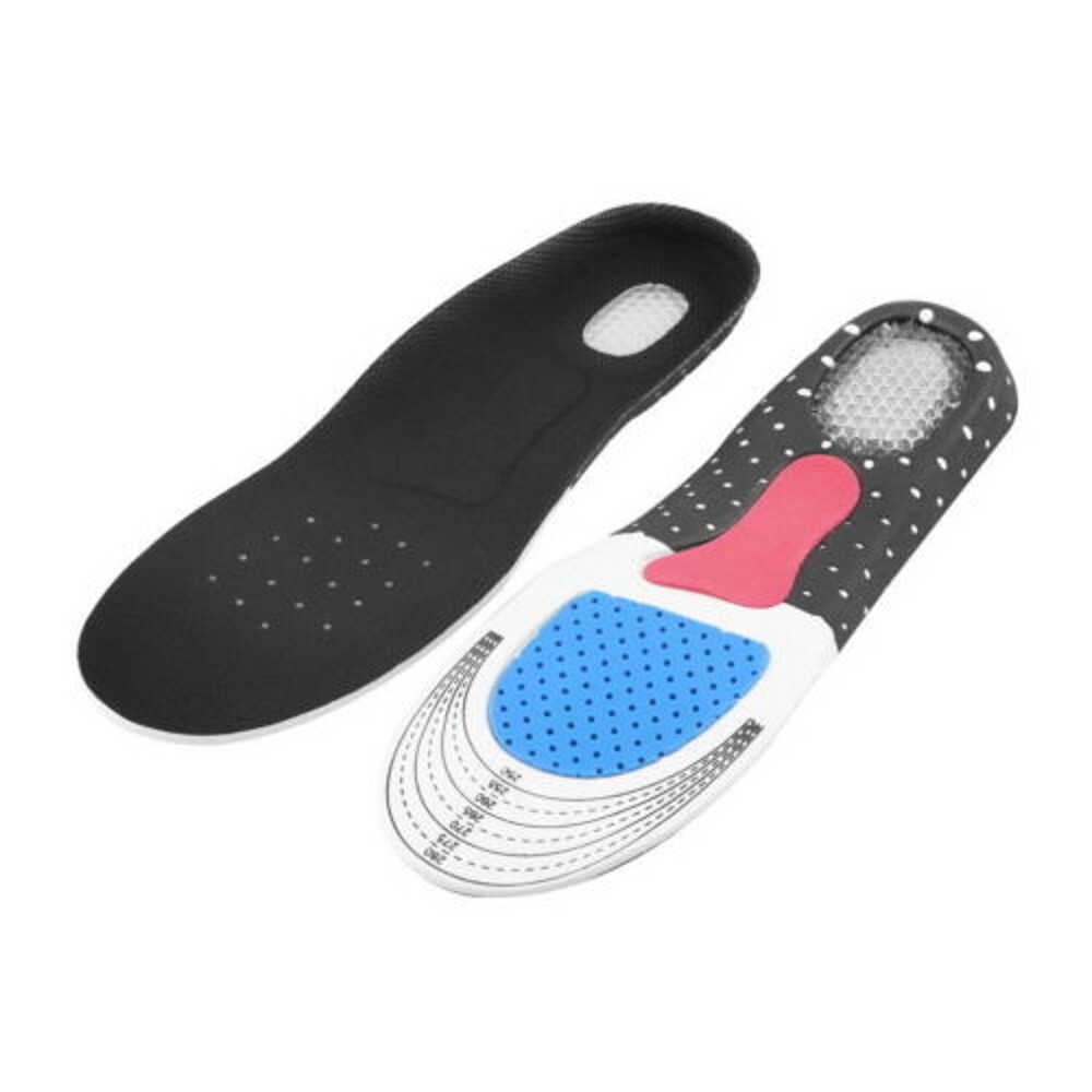 【♡Lovely girls house♡】2021 Fashion Men Women Shoe Insoles Orthopedic Sport Silica Gel Insoles For Running Binnenzool Pantyhose - 4