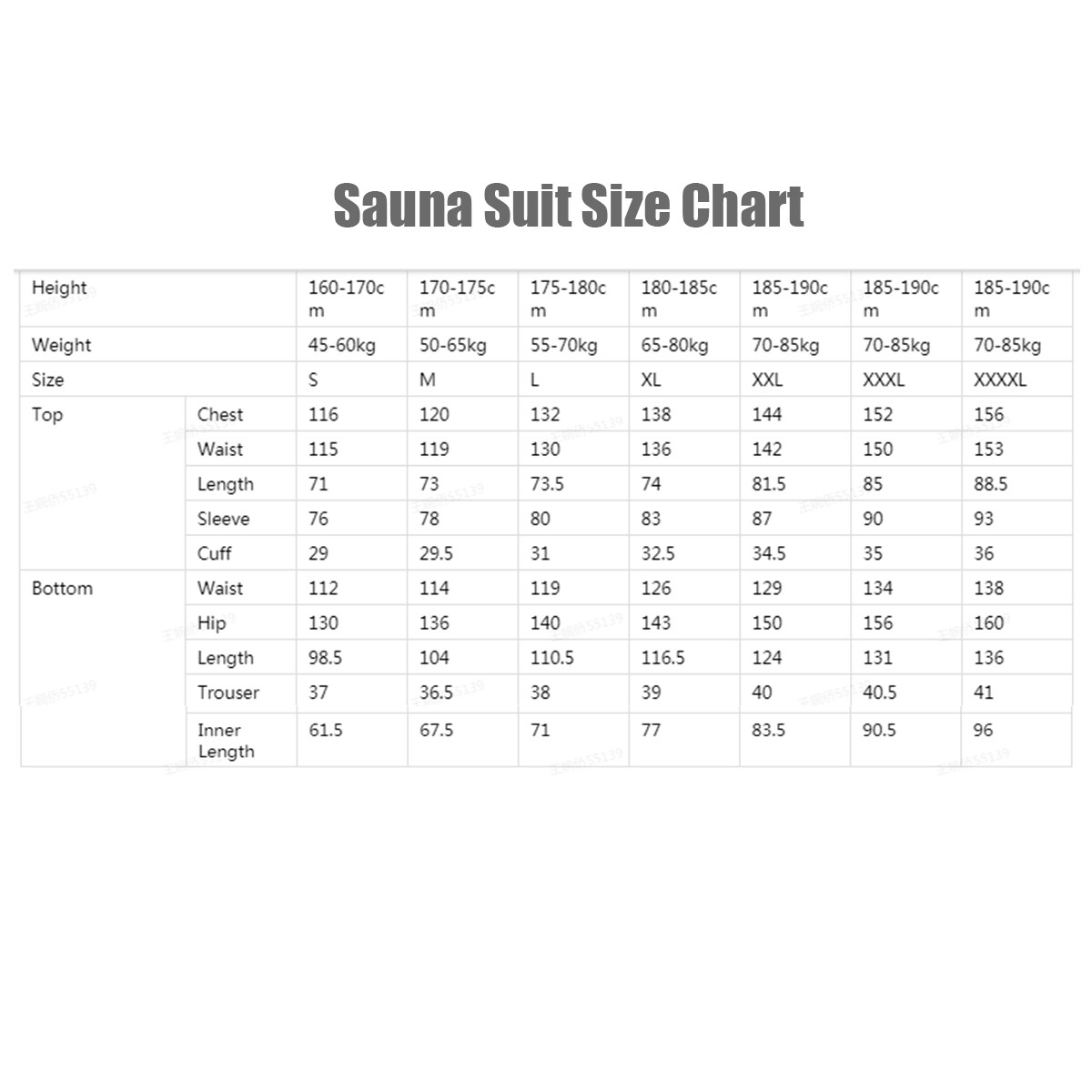 Generic PVC0.1mm M3XL Fitness Loss Weight Sauna Suit Exercise Silver L