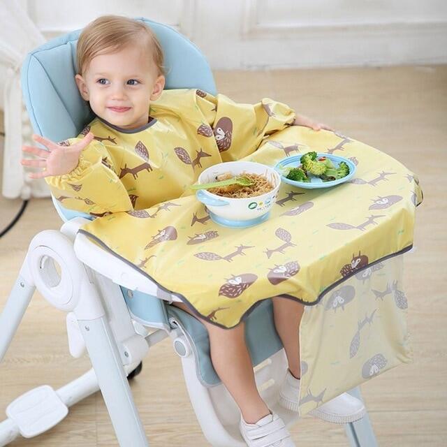 ผ้าคลุมโต๊ะผ้ากันเปื้อนเด็กแรกเกิด,ชุดคลุมเก้าอี้เด็กทารกกันน้ำลายกันเปื้อนอาหาร1ชิ้น