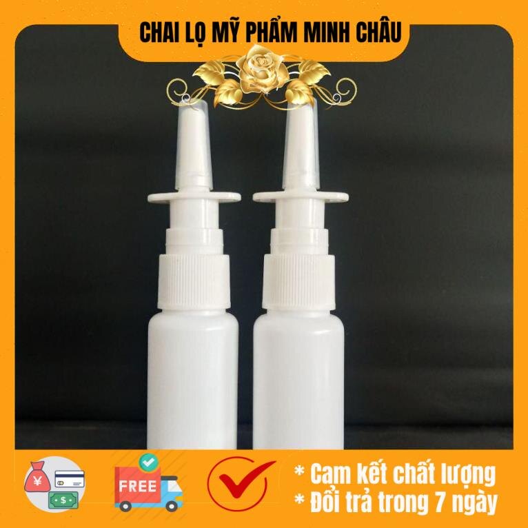 Chai xịt mũi thẳng 10ml chiết dung dịch