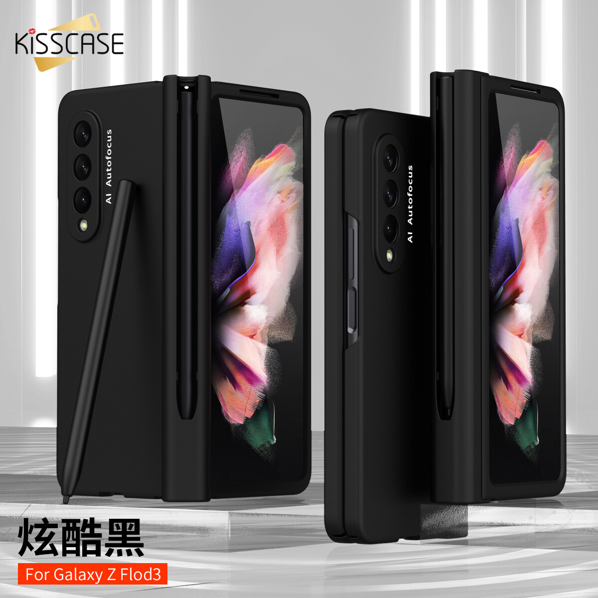 Kisscase ốp lưng silicon bảo vệ màn hình màu kẹo cho samsung galaxy z fold 3 5g ốp lưng cho galaxy z fold 4 5g ốp lưng chống sốc toàn diện siêu mỏng thiết kế sang trọng cho galaxy z fold3 fold4 ốp lưng
