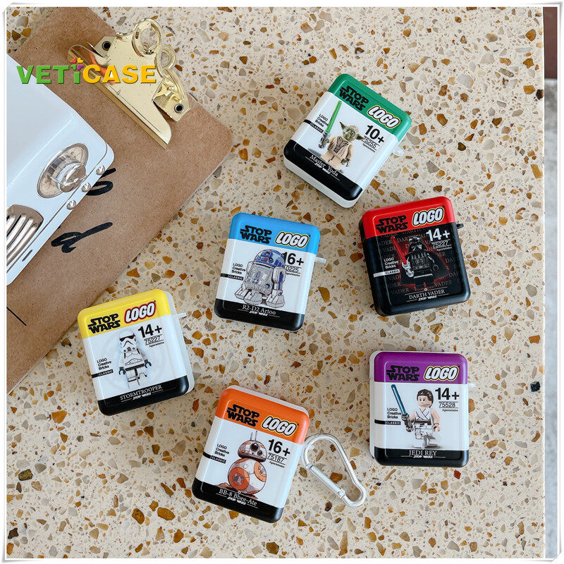 Hộp Đựng Tai Nghe Star-War Trooper Warroir Cho Apple AirPods Pro AirPods 1 2 3 Vỏ Mềm Silicon Tai Nghe Air Pods Vỏ Túi Bảo Vệ Phụ Kiện AirPod Trắng Đen Xanh Vàng
