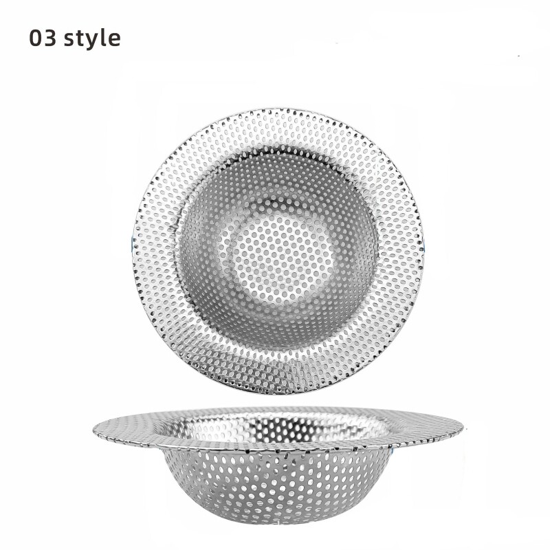 Bộ lọc bồn rửa nhà bếp bộ lọc thoát nước bồn rửa nhà bếp bằng thép không gỉ bộ lọc bồn rửa có vành rộng lớn cho nhà bếp