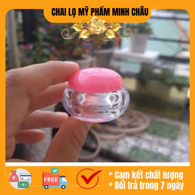 Hủ nhựa chiết mỹ phẩm 10g / hủ bầu đựng kem