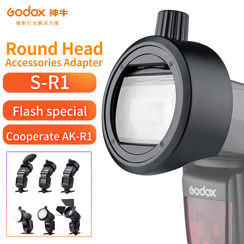 Bộ phụ kiện tản sáng Godox AK-R1+ S-R1 dùng cho đèn flash Godox AD200 H200R V1 Flash Head - INTL