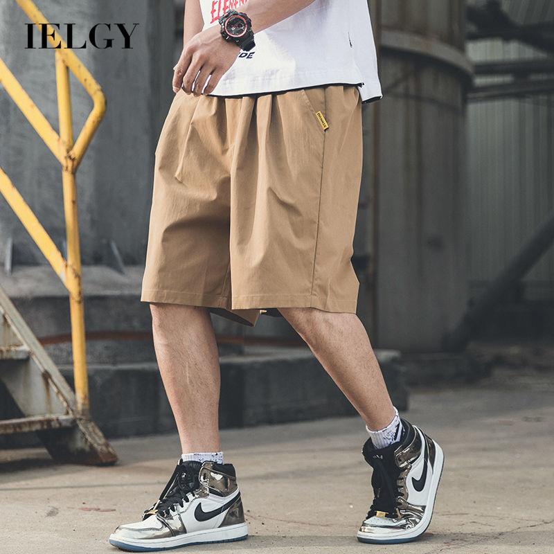 Ielgy quần đùi thể thao nam dáng rộng mỏng phù hợp với mọi kiểu hàn quốc đẹp trai