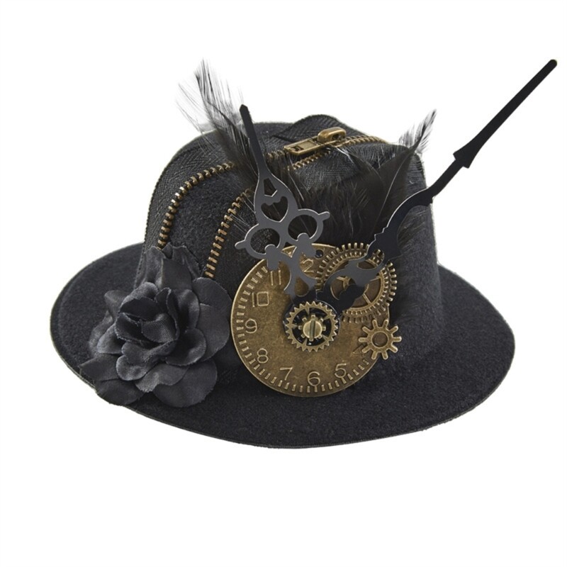 Steampunk mũ đội đầu steampunk Mũ Thời Gian Du lịch steampunk steampunk Mũ quả dưa
