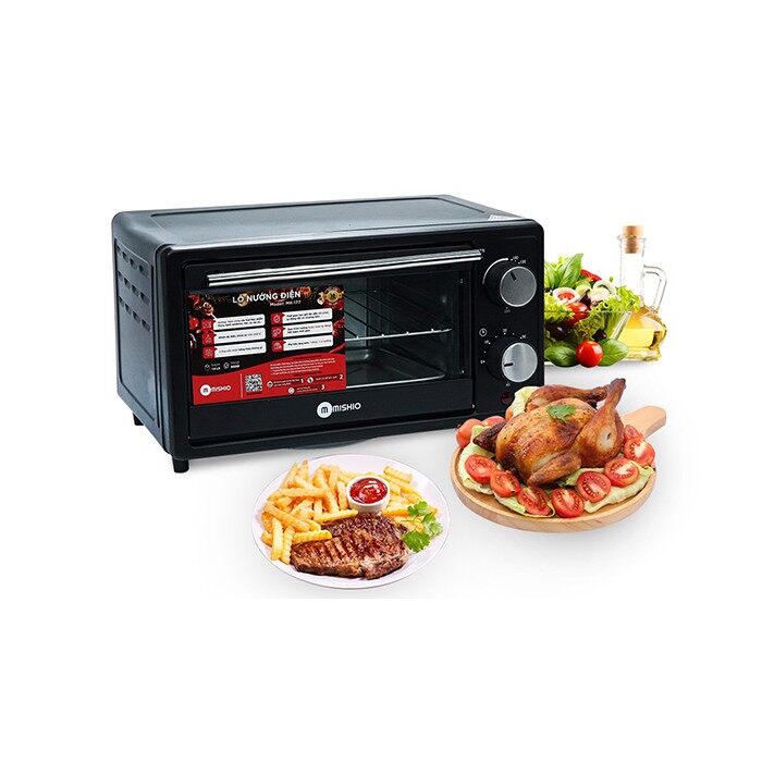 Lò Nướng Điện comet Công Nghệ Nhật Bản Dung Tích 10 Lít Nướng được Gà Nguyên Con 1.0kg