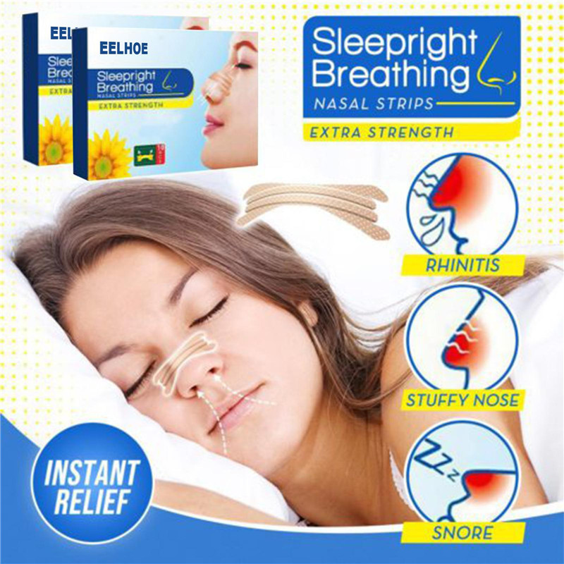 10 miếng dán mũi thông gió cái/hộp miếng dán mũi để giảm nghẹt mũi, sổ mũi và hắt hơi