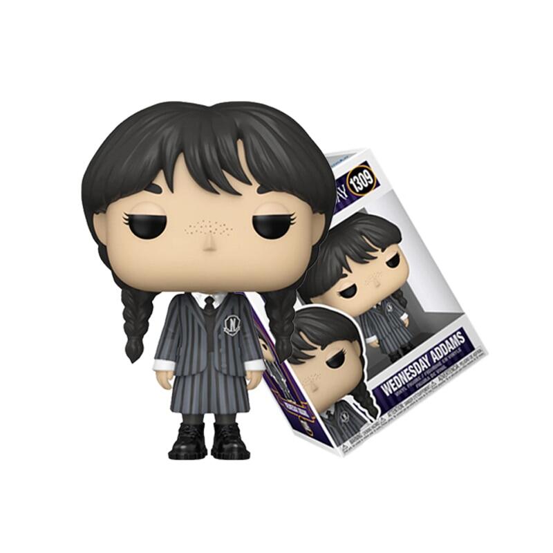 Funko Pop Wednesday Addams Figure Toy Addams Family Action Wedesday Model  Doll Décoration Ornement Anniversaire Cadeau Pourenfants