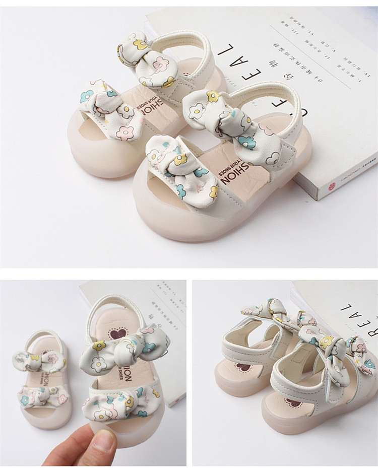Sandales Pour Petite Fille Blanches Et Rose Vif - Synthétique - Neuves Avec Emballage - Tout-petits