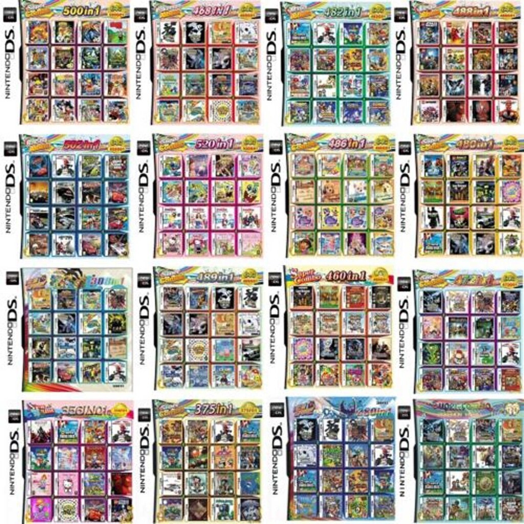 Thẻ Pokemon Nintendo DS 3DS 2DS NDSI NDSL NDS Lite Máy Chơi Game Pokemon