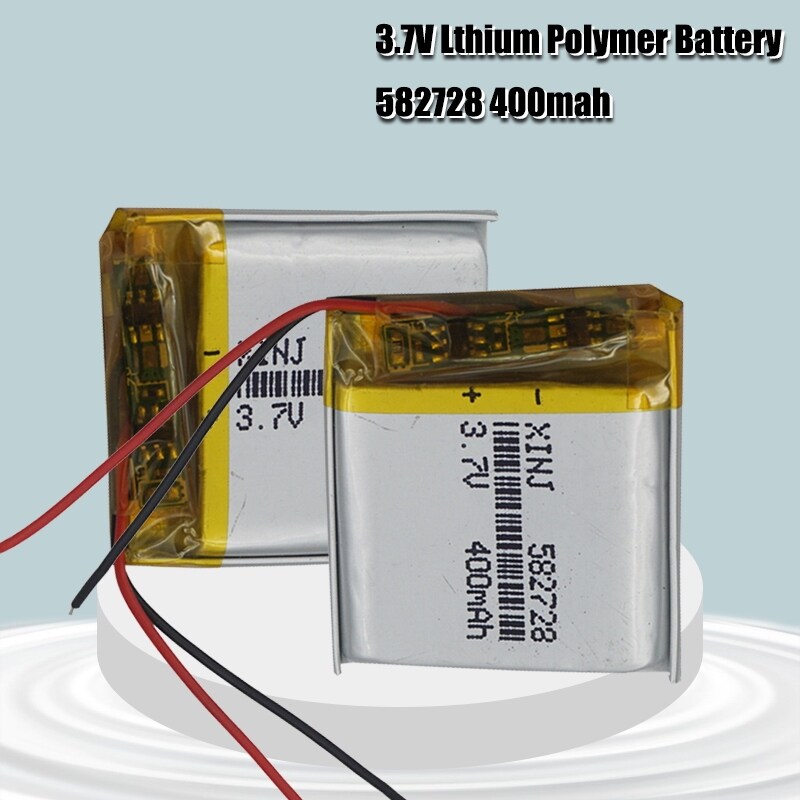 Pin lithium polymer 582728 pin lithium 3.7v 400mah-3.7v 400mah 582728 - aliexpress