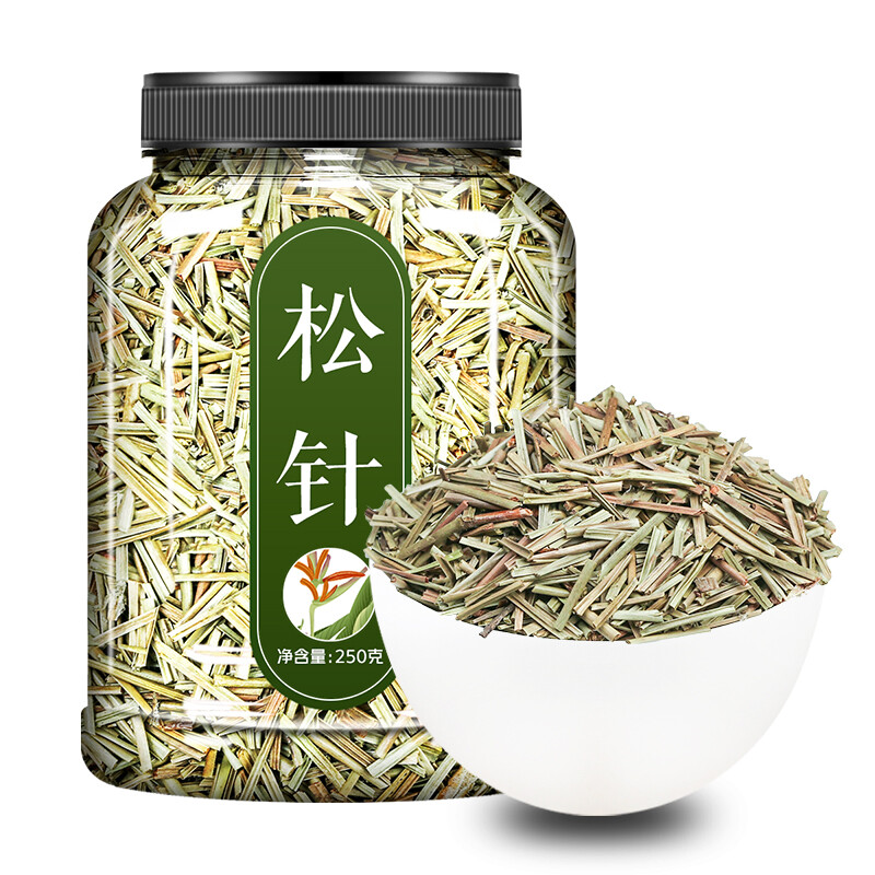 Trà Kim Thông Hoang Dã, 500G Bột Tam Giác Khô Tươi Cây Thông Núi Changbai 5 Lá Đỏ Nhánh Cây Thông