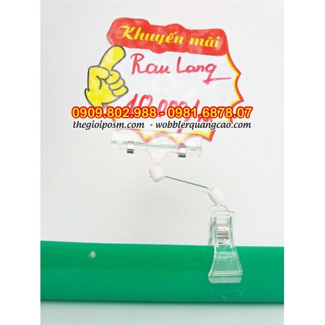[HCM]Kẹp mica cao 16cm kẹp bảng giá kẹp sale