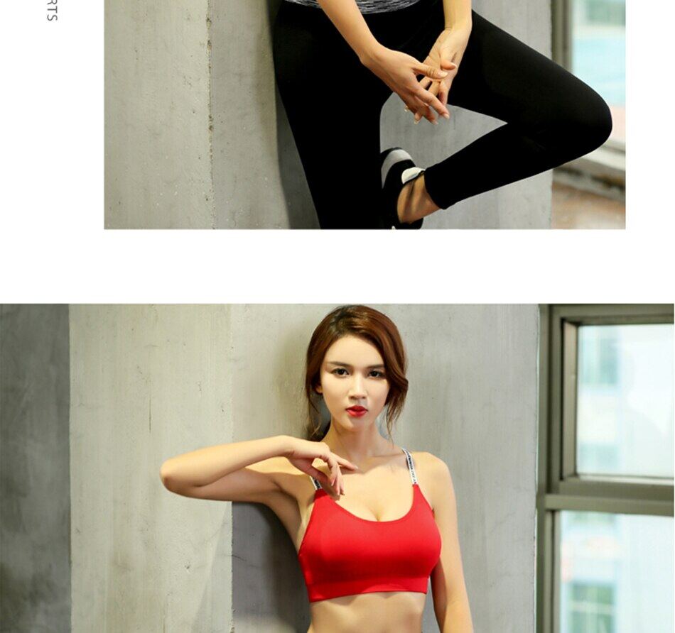 SUPERFLOWER Sports Bra Yoga Fiess Sports Quick Drying Running Gym Training Shockproof Underwear_voghion.com