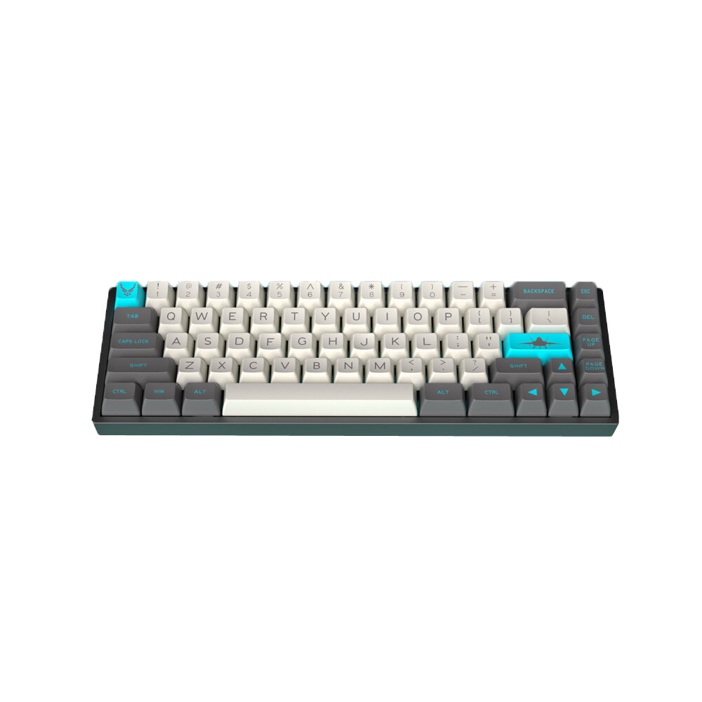 maxkey cyan keycaps sa double shot abs keycaps