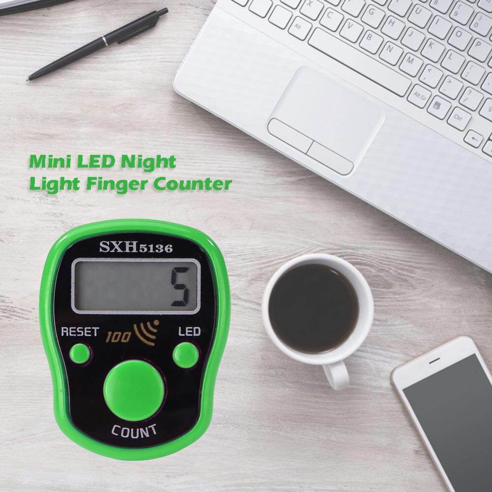 0-99999 Màn hình LCD Máy đếm cầm tay LED sáng máy kiểm đếm điện tử