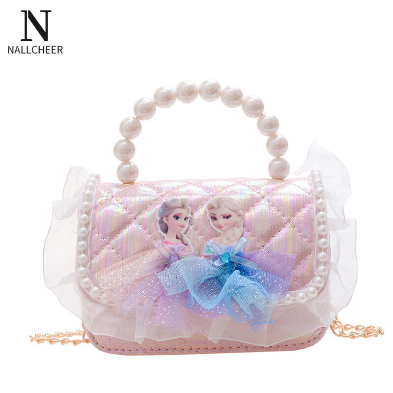 NALLCHEER Korean style children s pearl handbag fashion girls bag Children