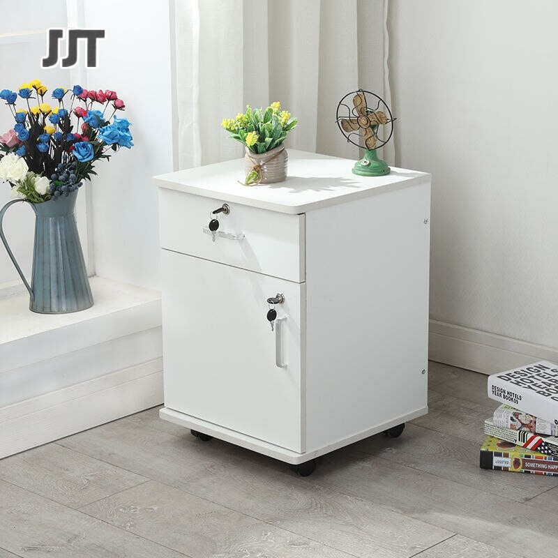 JJT tủ đựng hồ sơ tủ có khóa an toàn Tủ hồ sơ văn phòng có khóa tủ lưu trữ ngăn kéo lưu trữ và tủ hồ sơ có thể di chuyển tủ gỗ thấp