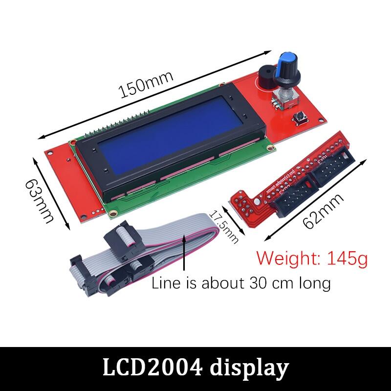 Bảng điều khiển lcd 2004 12864 bảng điều khiển thông minh màn hình tương thích với ramps 1.4 ramps 1.5 ramps 1.6 cho máy in 3d reprap mendel