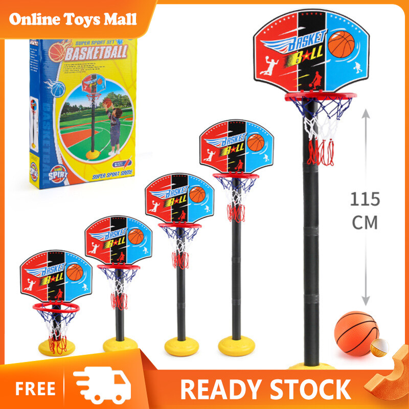 Giao Hàng nhanh bộ đồ chơi bóng rổ trẻ em Giá Bóng rổ có thể điều chỉnh đồ