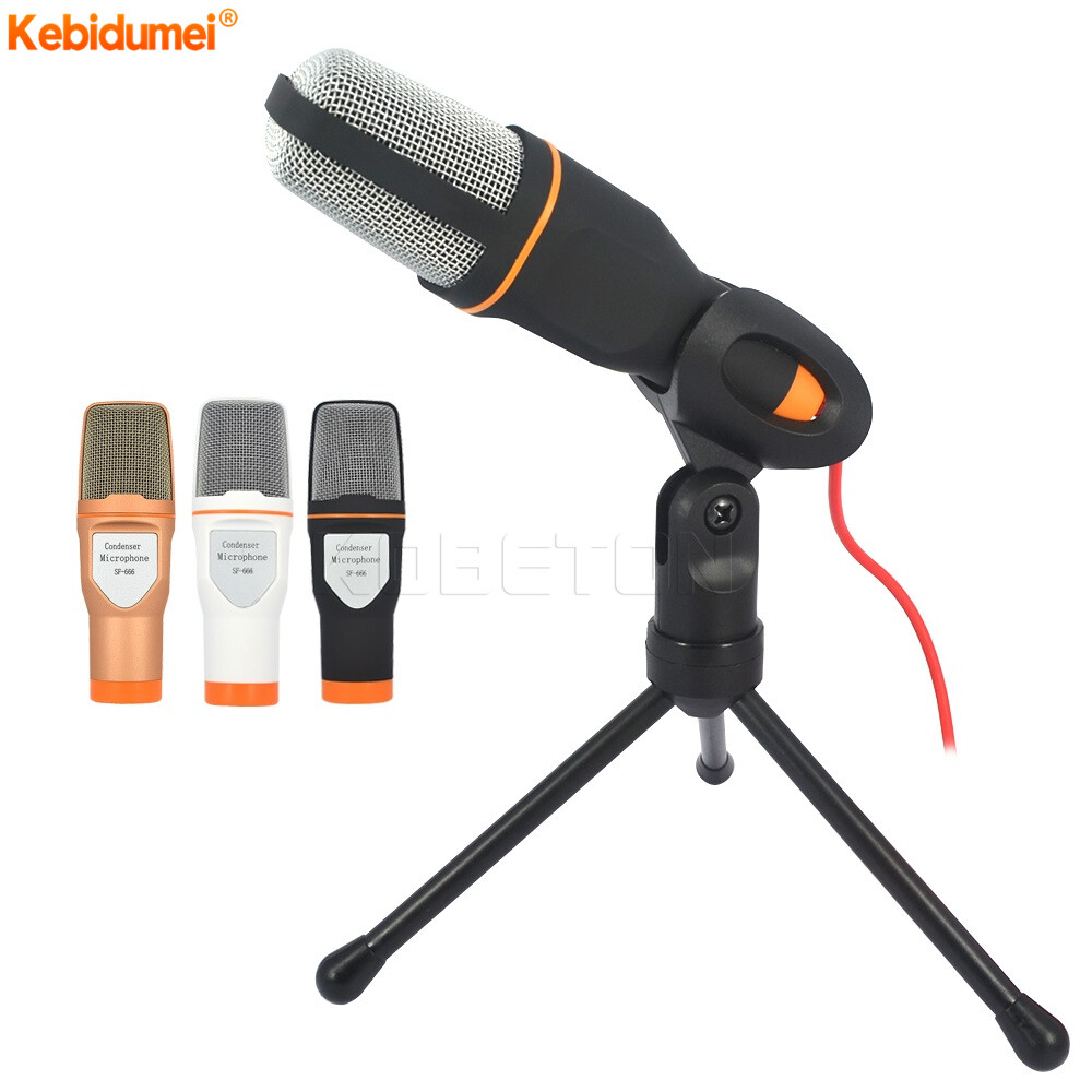 Kebidumei Micrô Điện Dung Cầm Tay Micrô Phòng Thu Để Trò Chuyện Máy Tính Máy Tính Xách Tay Máy Tính Xách Tay Micrô