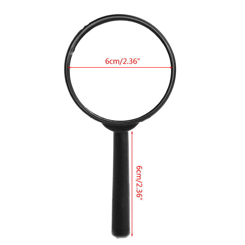 Túi Mini Kính lúp cầm tay kính lúp 60mm 5x đọc sách phóng đại phóng đại tròng kính để đọc sách báo