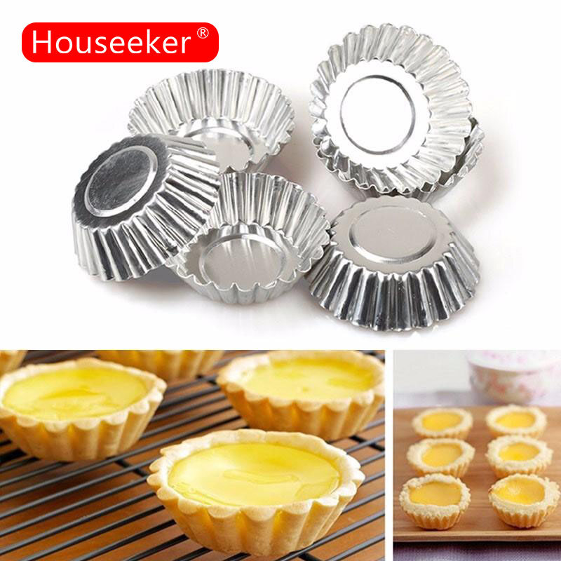 Houseeker 10 khuôn nhôm làm bánh trứng chất lượng cao - intl