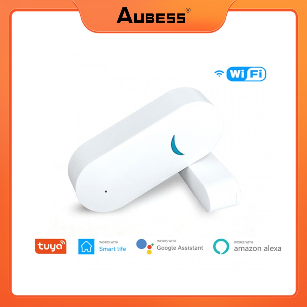 Cảm biến từ tính thông minh tuya wifi phát hiện đóng/mở cửa báo động an ninh thông báo qua ứng dụng wifi hỗ trợ alexa google home