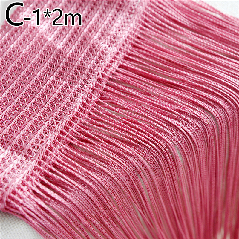 Jhj0 phông nền chụp ảnh có tua rua màu trơn sáng tạo 100x200cm phòng chia, chuỗi rèm cửa rèm cửa bảng điều khiển cửa sổ, trang trí nội thất