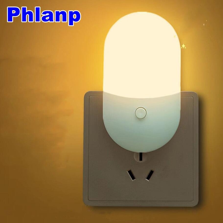 Phlanp tiết kiệm năng lượng phích cắm đèn ngủ trong dẫn đèn ổ cắm ăn chiếu