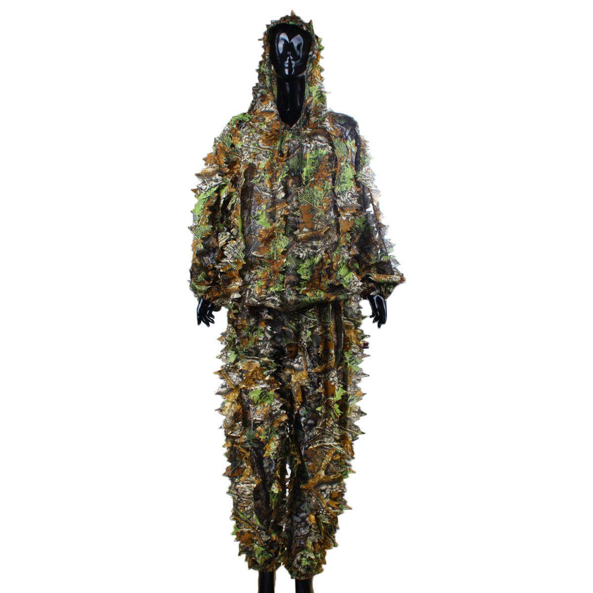 Woodland Camo Camouflage Clothing 3D Jungle Free Size