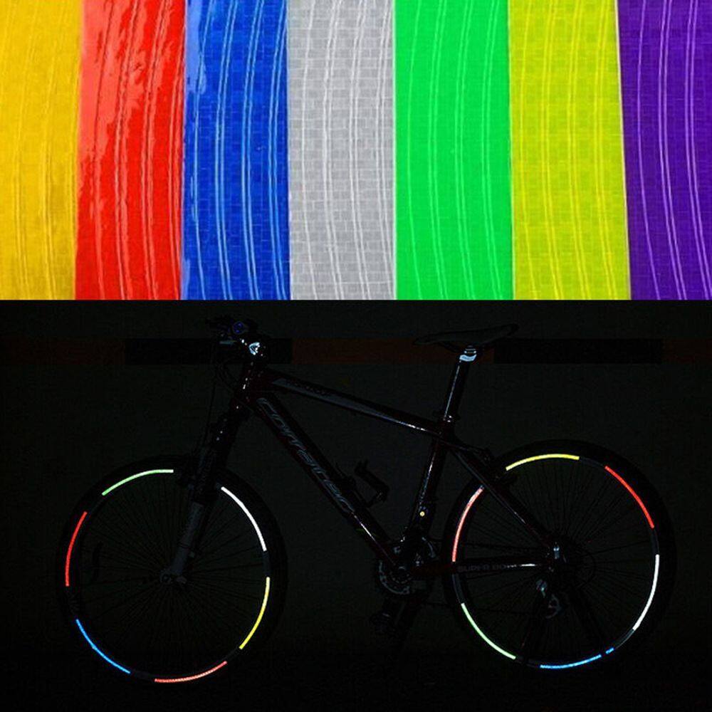 Gongl đi xe máy đi xe đạp lốp huỳnh quang Dải an toàn xe đạp dán phản xạ