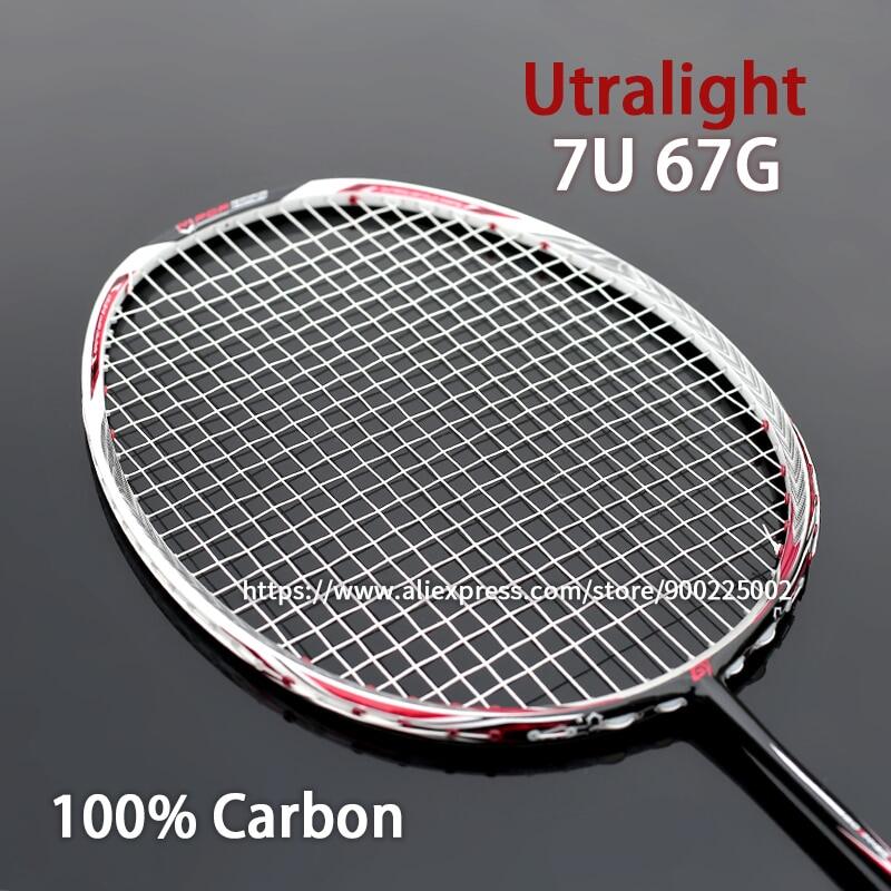 67-69g siêu nhẹ sợi Carbon chuyên dụng VỢT CẦU LÔNG raquette 7u vợt Z tốc độ lực lượng padel