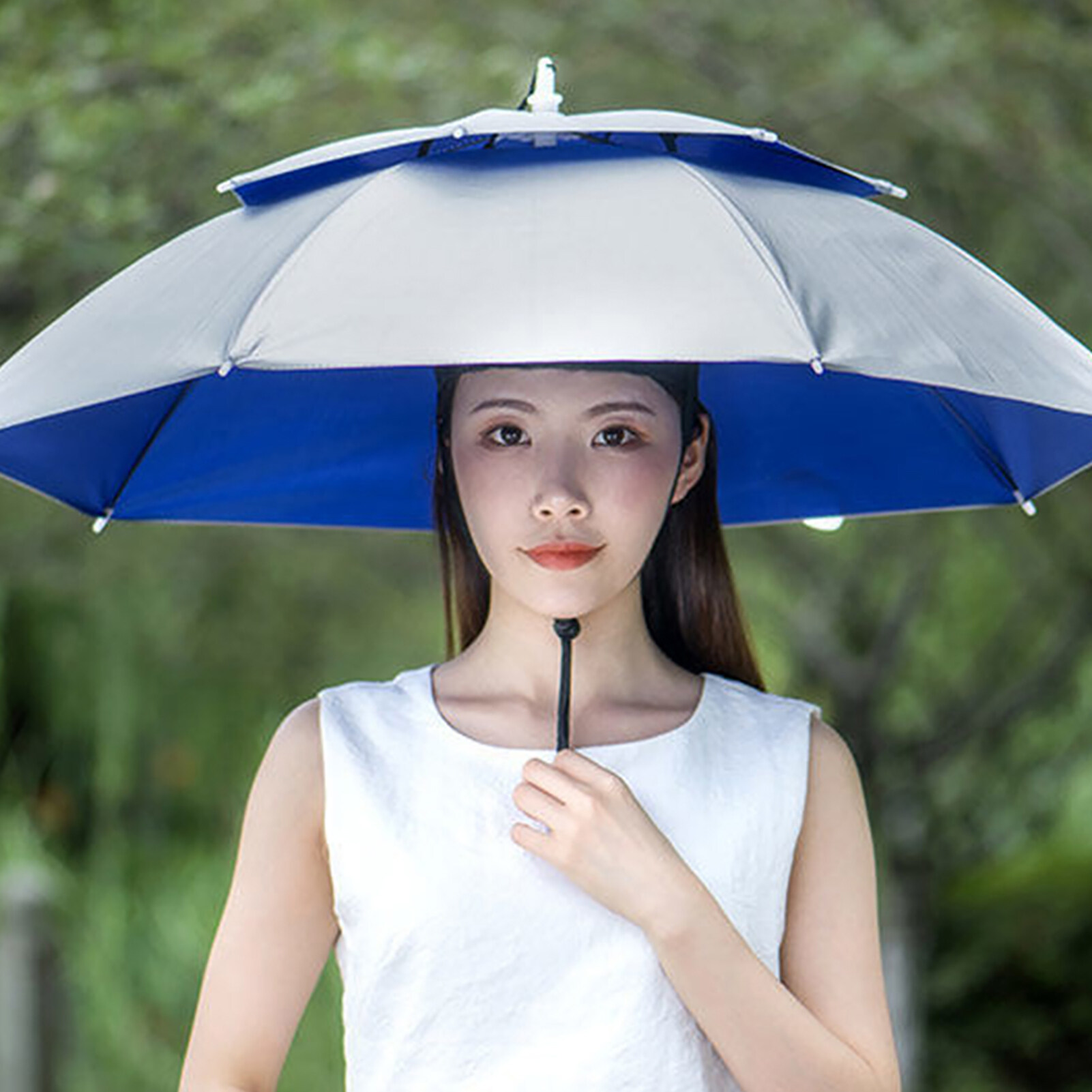 Clear Umbrella Hat 